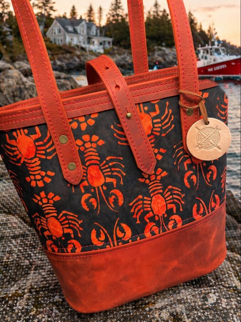 Lobster Print Tote Bag