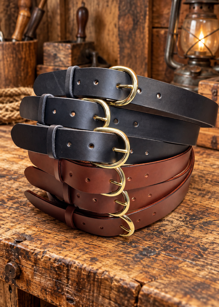 Full Grain English Bridle Belts