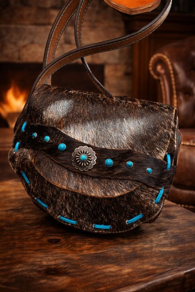 Western Cowhide Shoulder Bag
