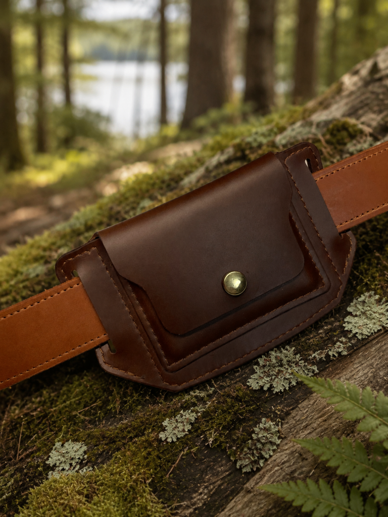 Classic Latigo Leather Belt Wallet